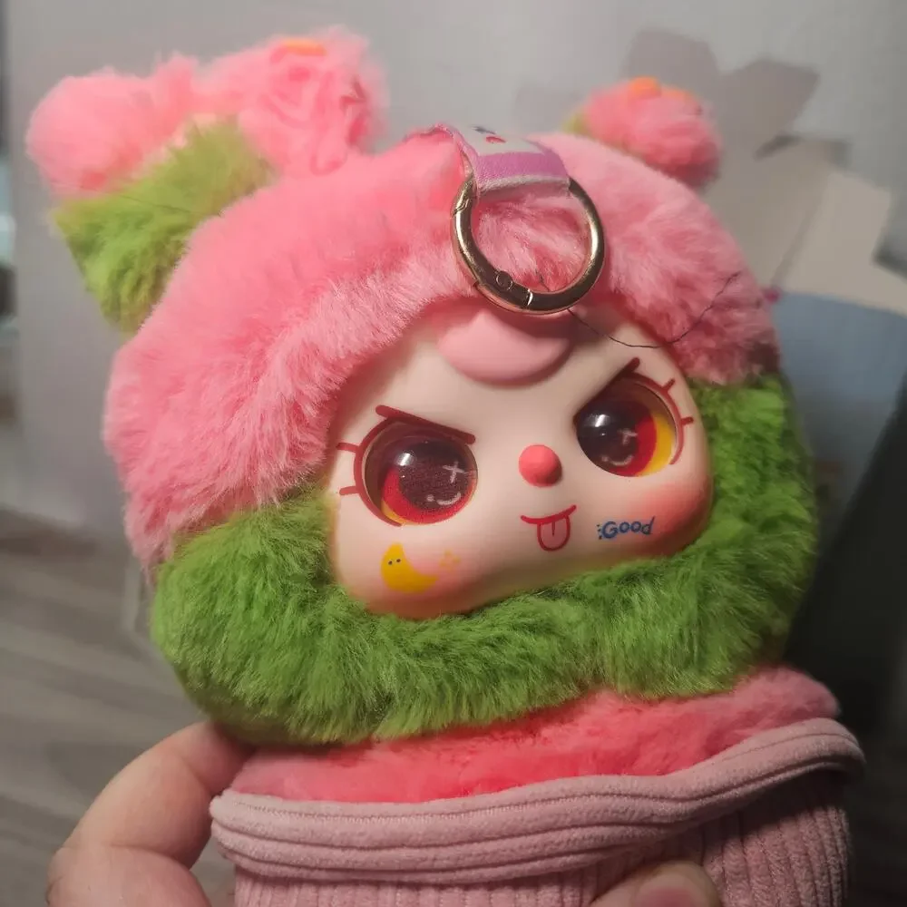 Baby Three Plush Phone Layard BLIND BOX OPENED Capybara Brown Special Eyes